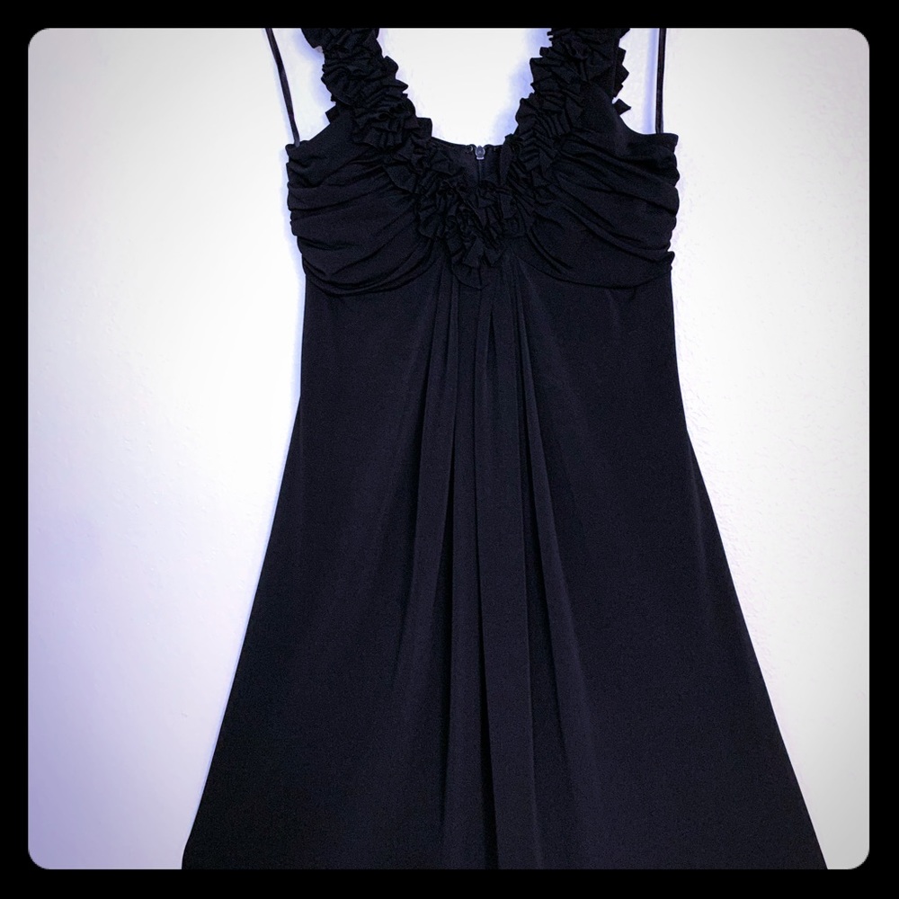 Intermission Women’s Black Hi-Low Dress Build in Bra Size 6
